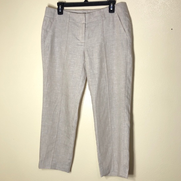 LOFT Pants - Ann Taylor Loft 100% Linen Marissa Capris